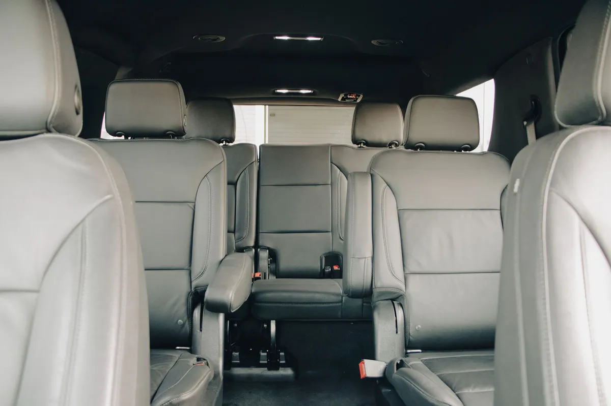 spacious luxury SUV interior