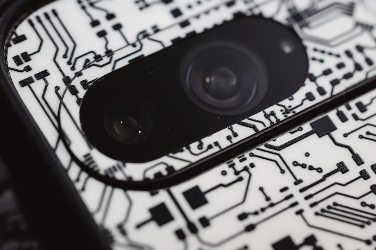 smartphone camera closeup