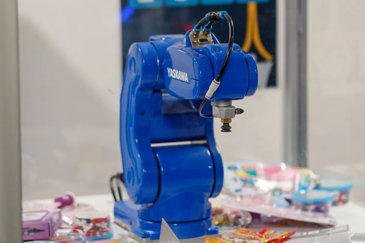 robotic arm in factory