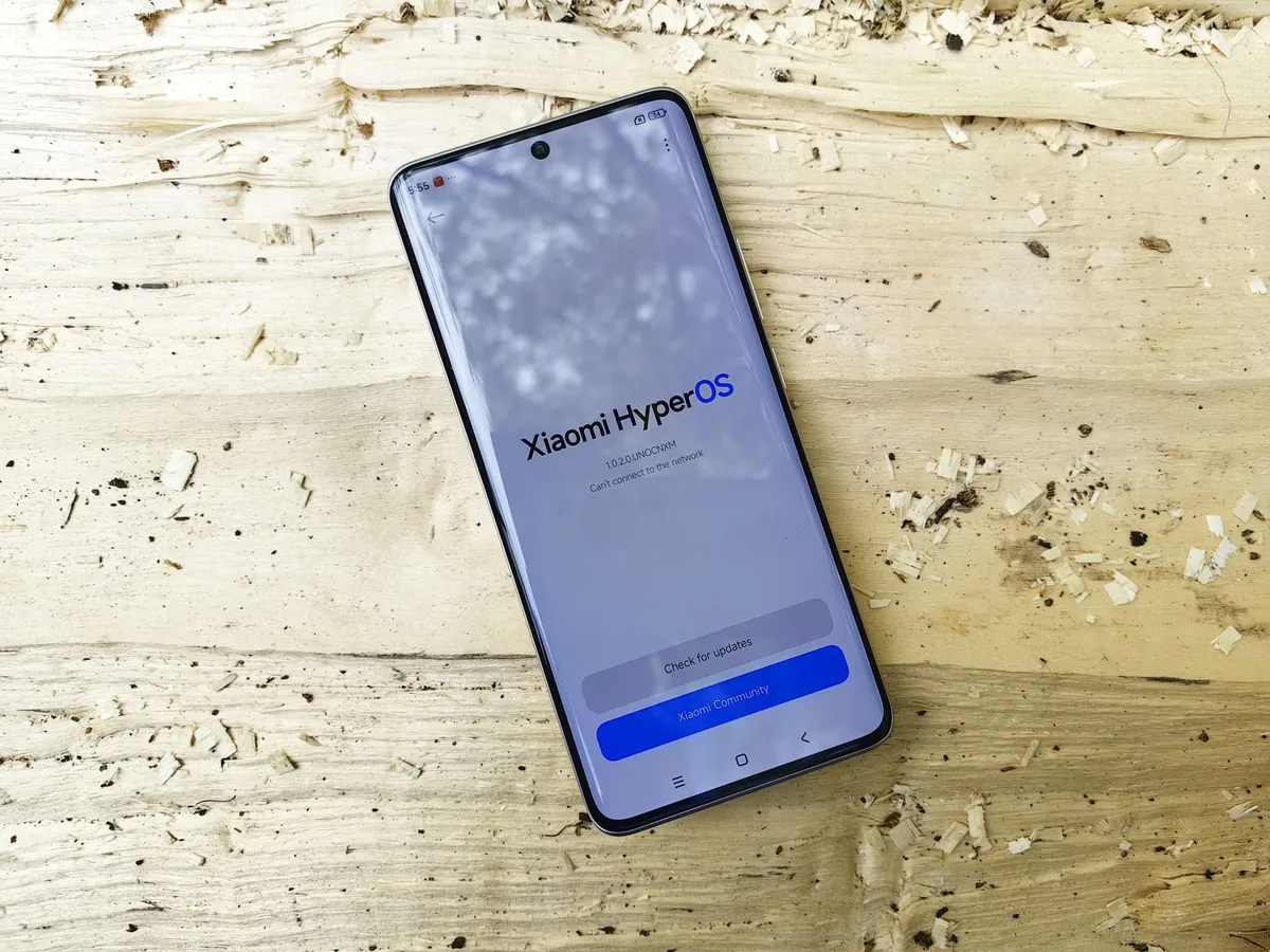 modern smartphone interface