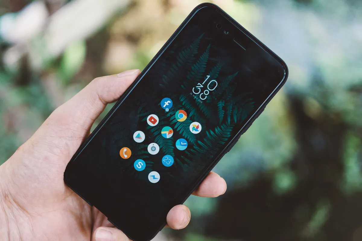 smartphone app interface