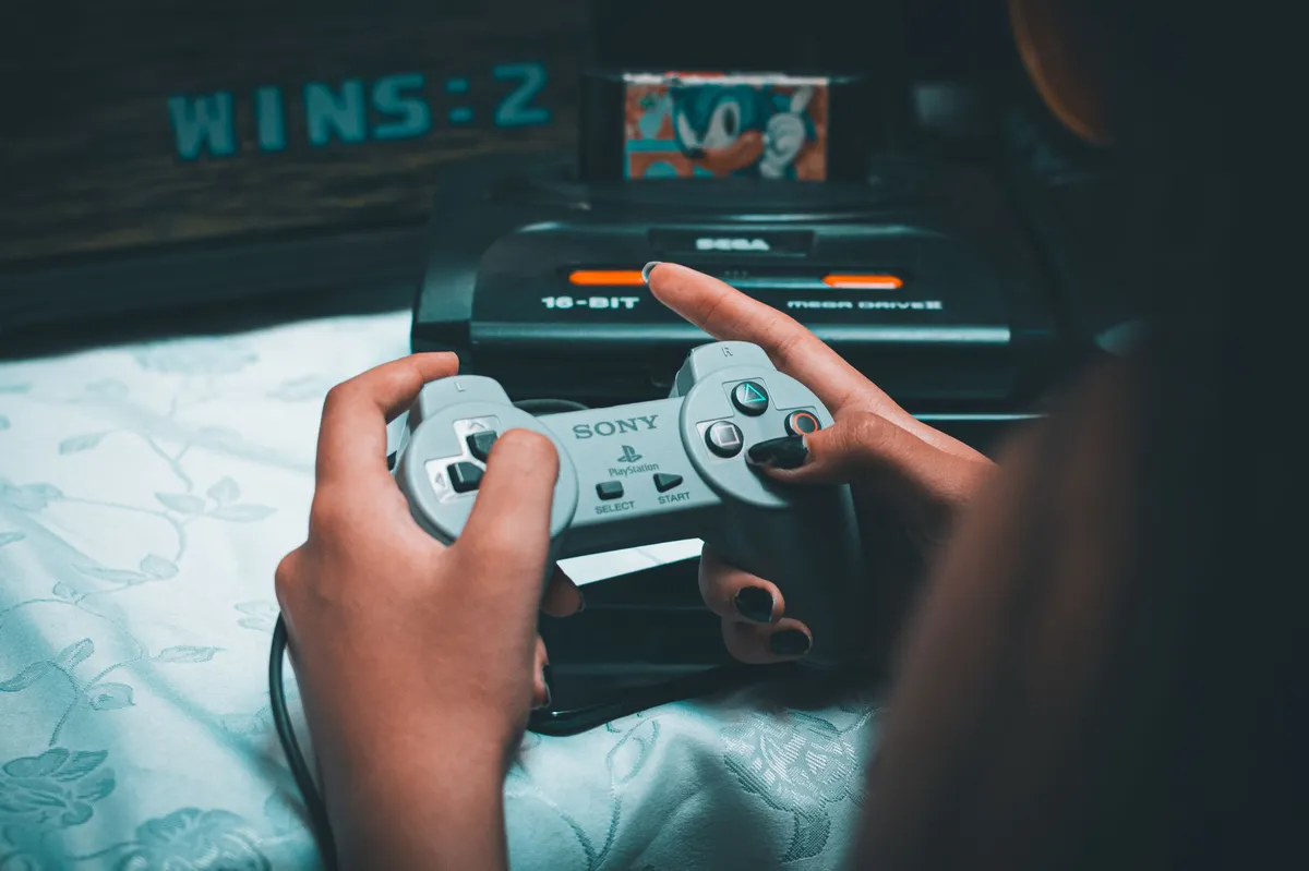 retro gaming console