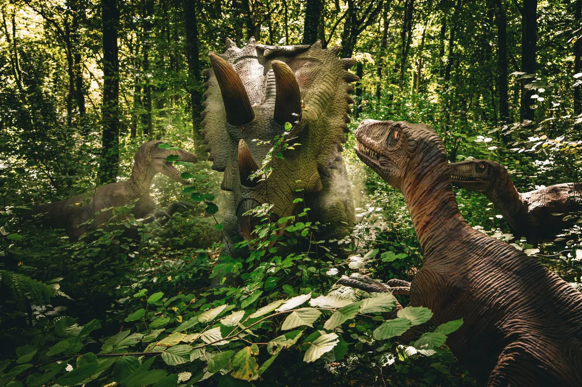 dinosaur film scene