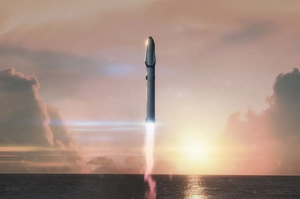 rocket recovery at sea