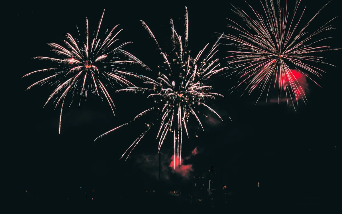 fireworks display