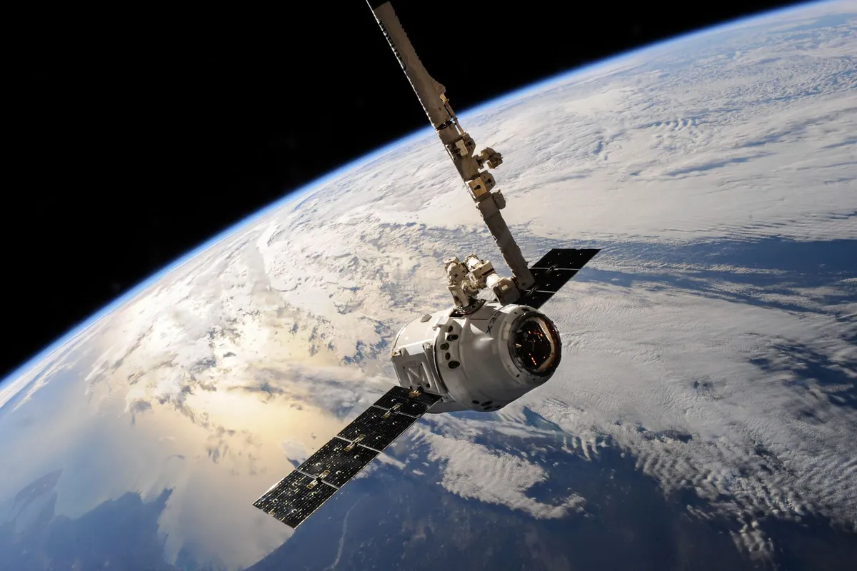 satellite in orbit