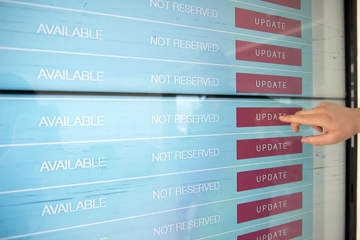 user interacting with digital content