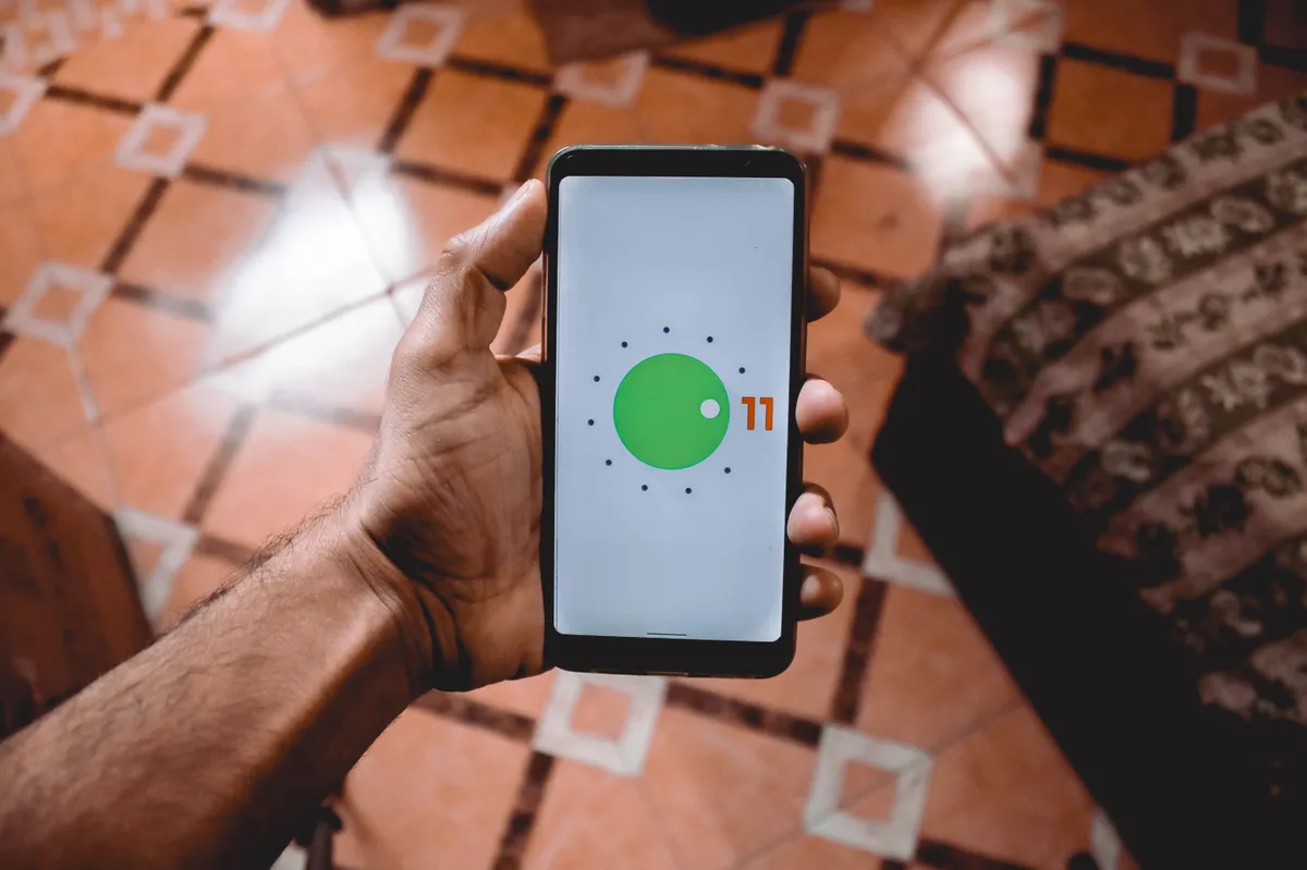 Android smartphone interface