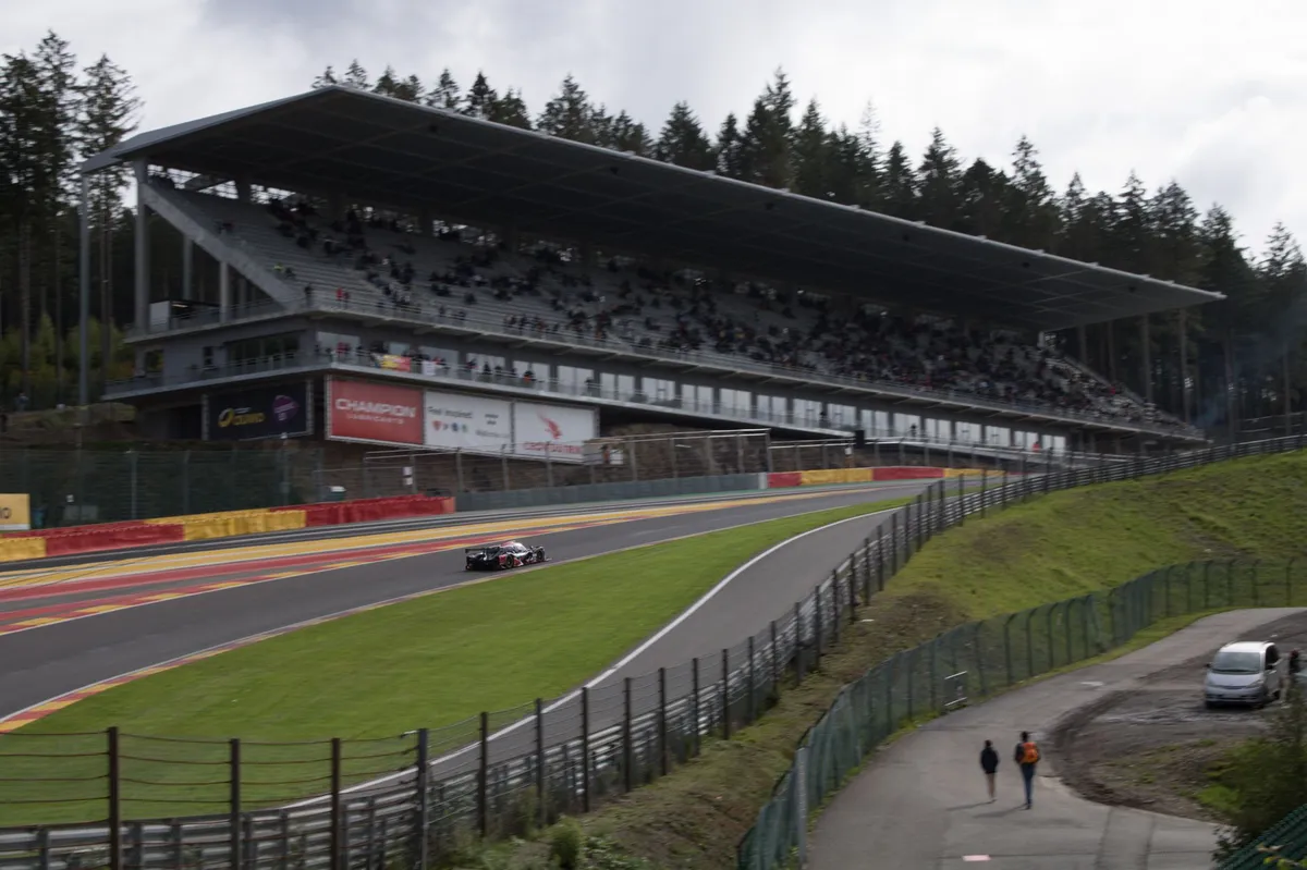Spa-Francorchamps circuit aerial view