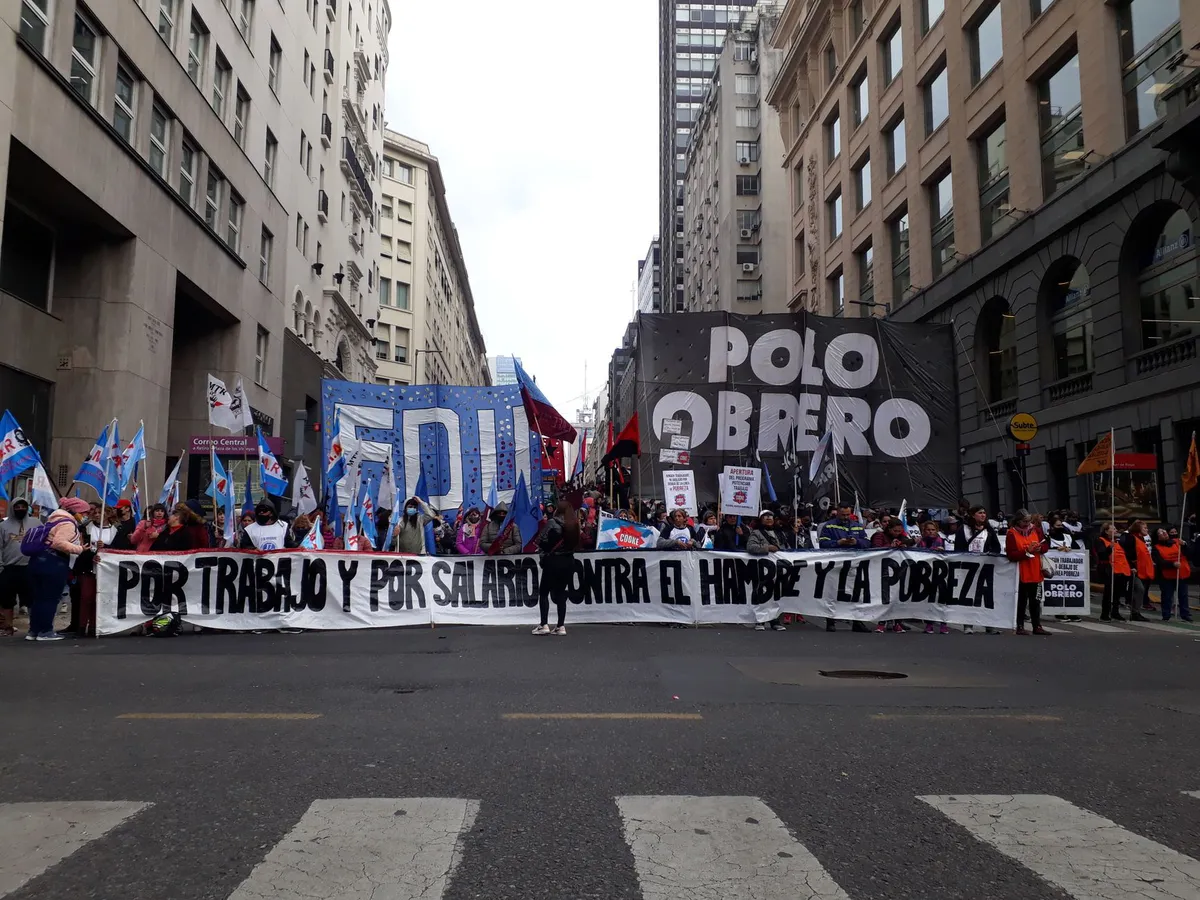 labor protest demonstration