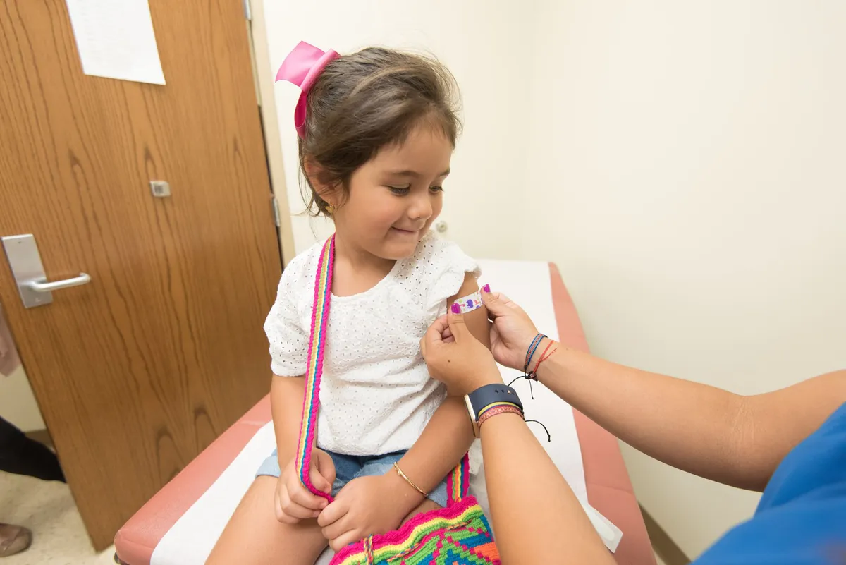 childhood vaccination clinic