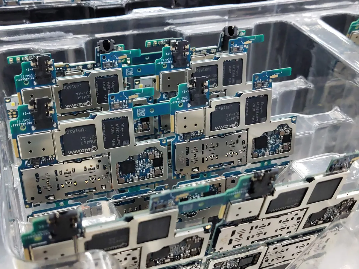 smartphone manufacturing factory