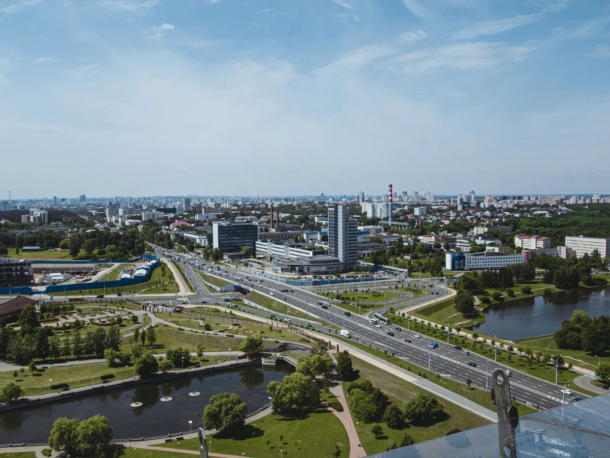 drone delivery in urban area