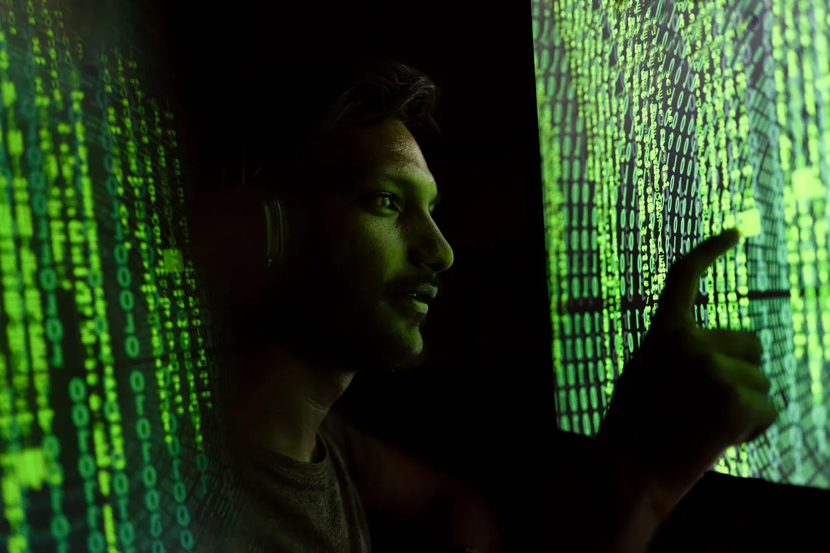 cybersecurity hacker concept