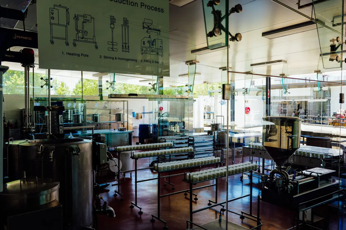 modern factory interior