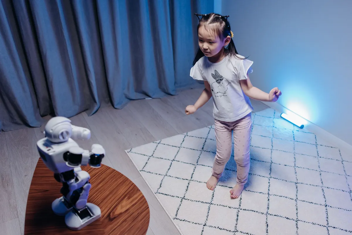 AI companion in home setting
