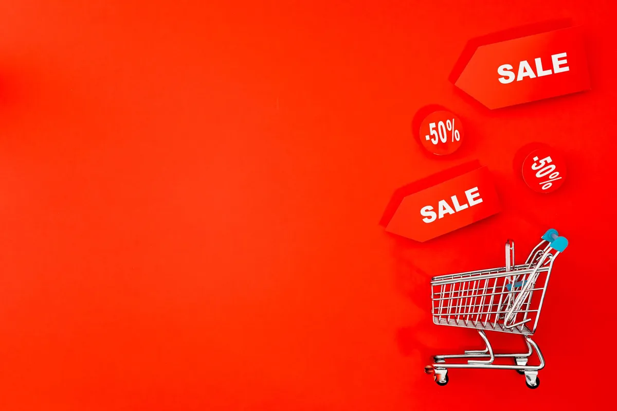 shopping cart with discounts