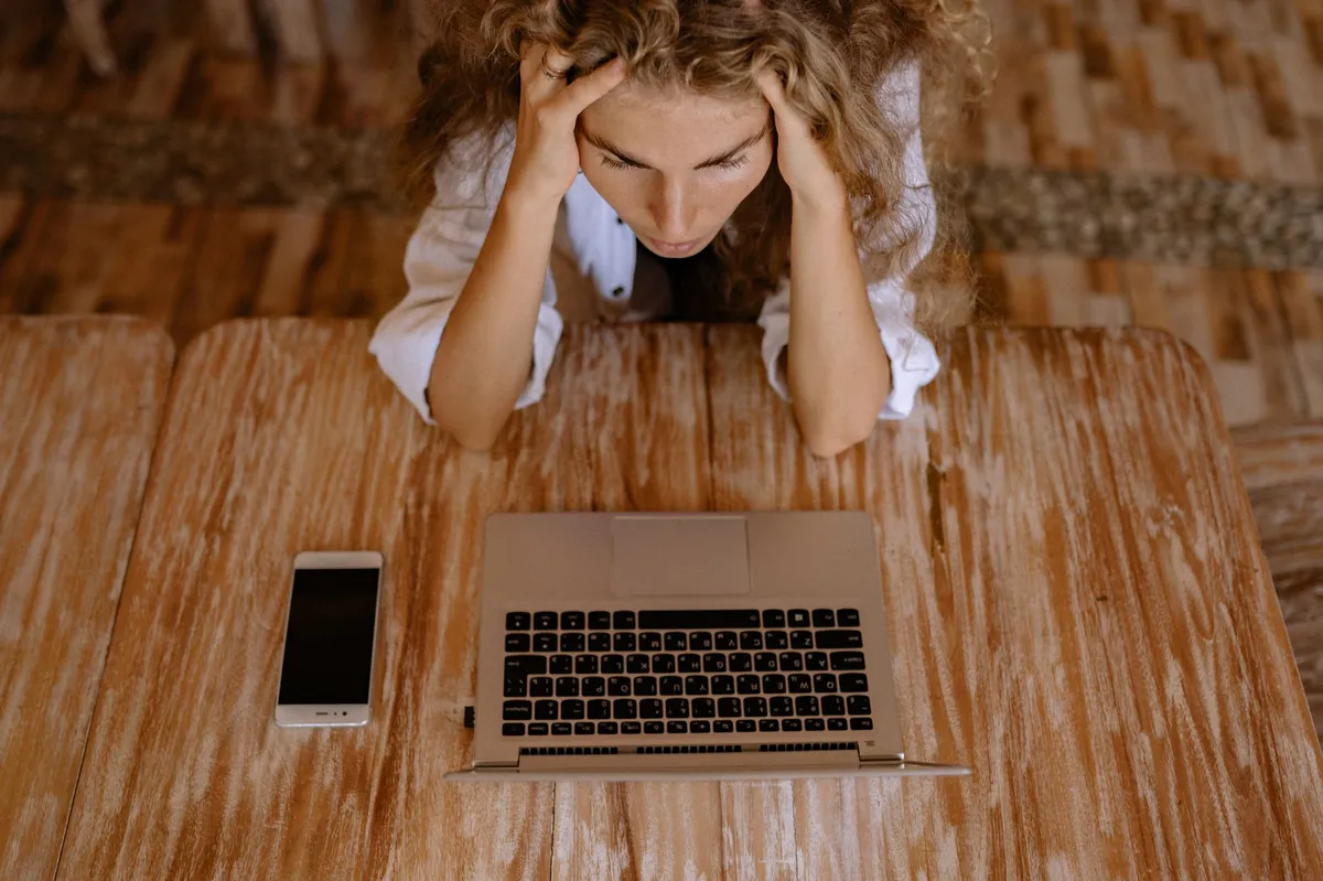 frustrated user with smart devices