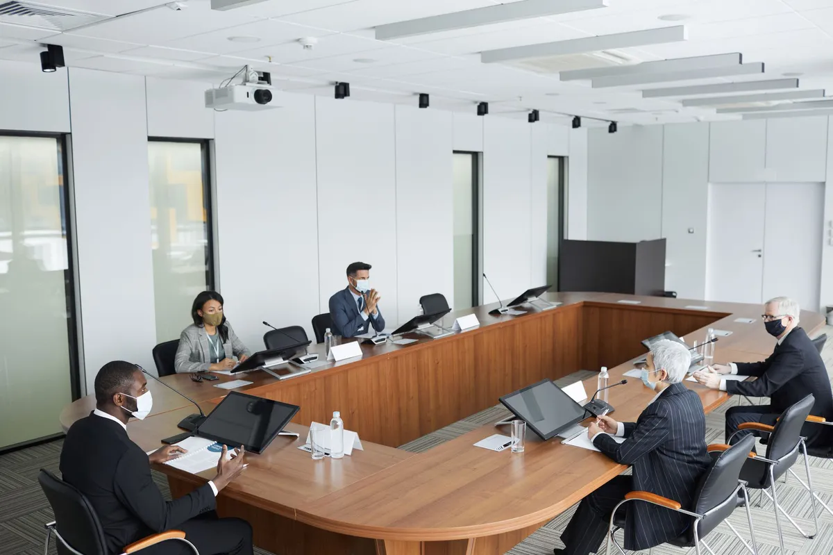 business meeting cybersecurity