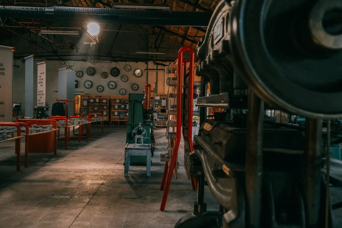 vintage factory interior