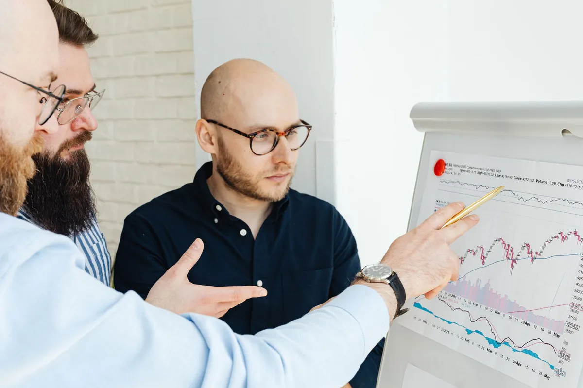 cancer research team discussing strategy