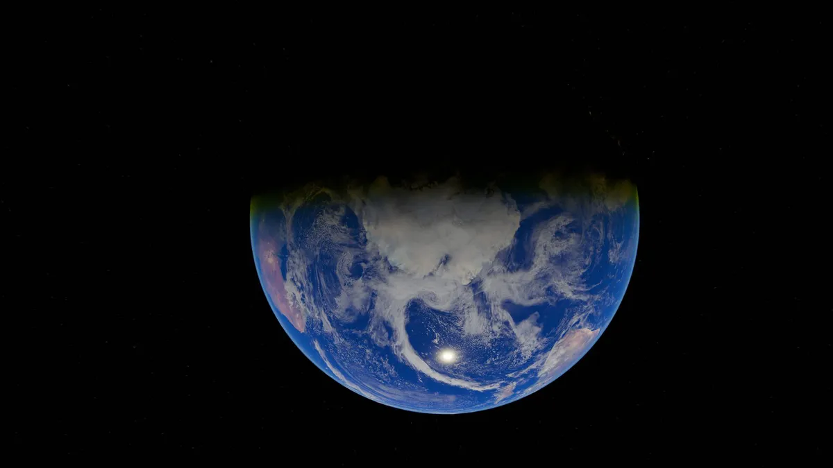 mid-ocean ridge satellite image