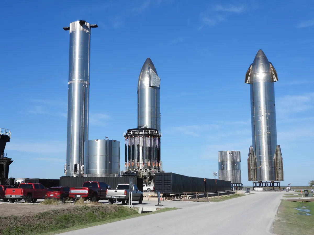 Starship V3 testing facility