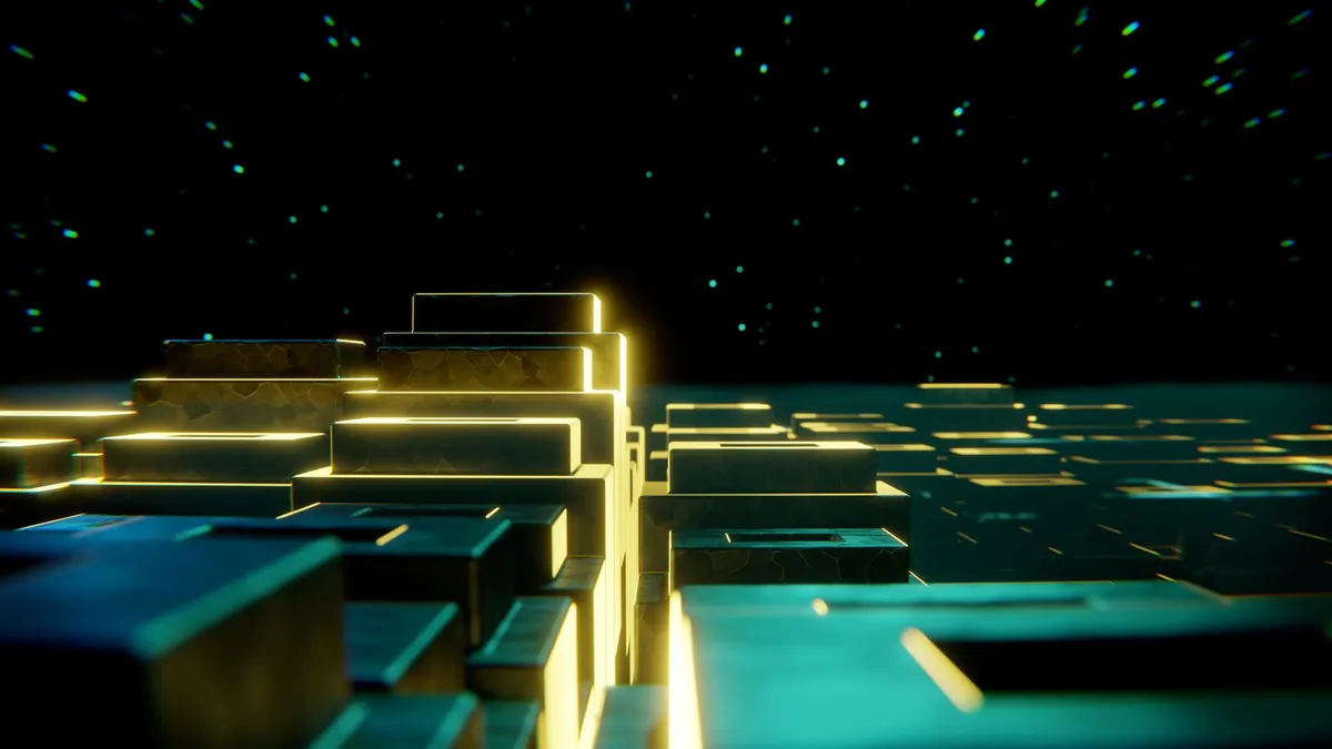 futuristic space landscape