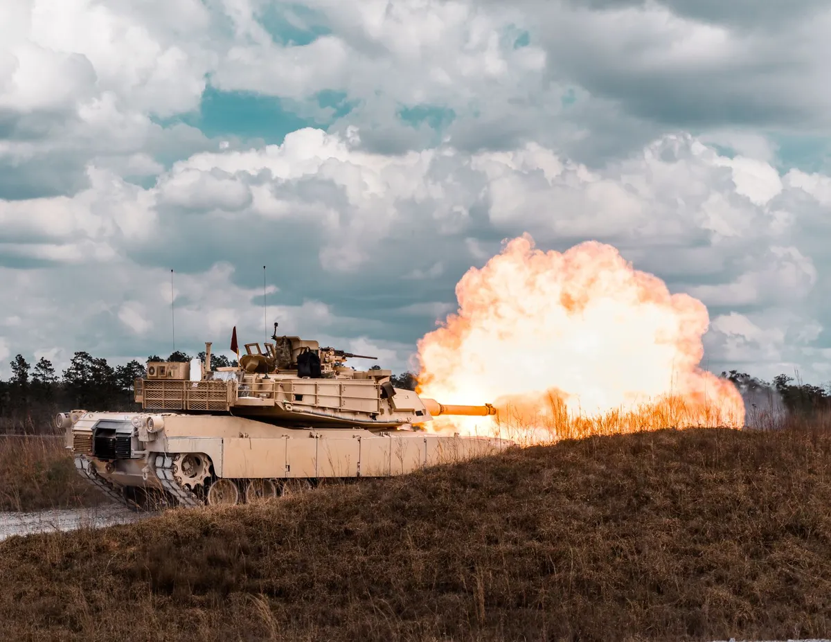 military technology in action