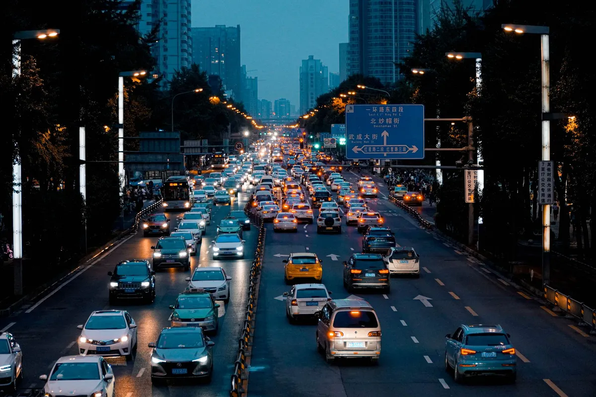 traffic congestion in city