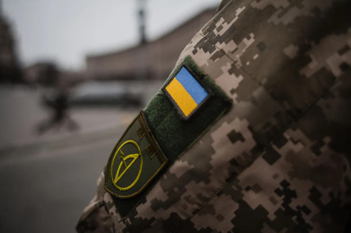 Ukrainian drone in combat