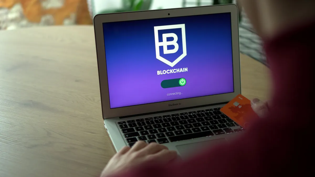 cybersecurity concept with macbook