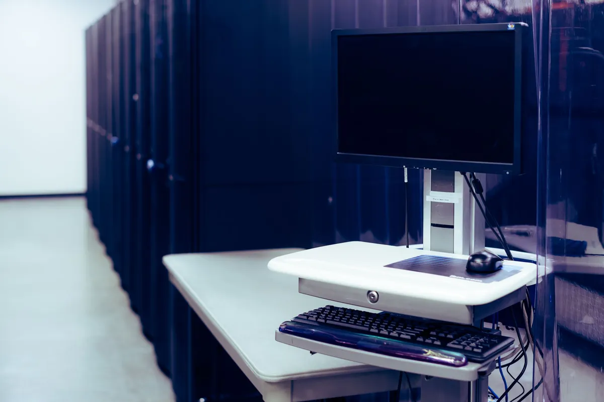 high-tech data center