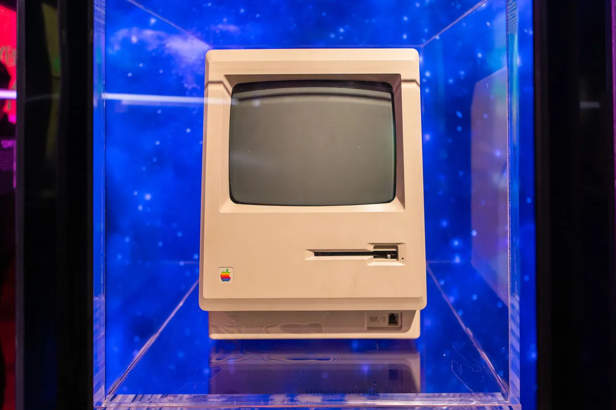 vintage Macintosh computer