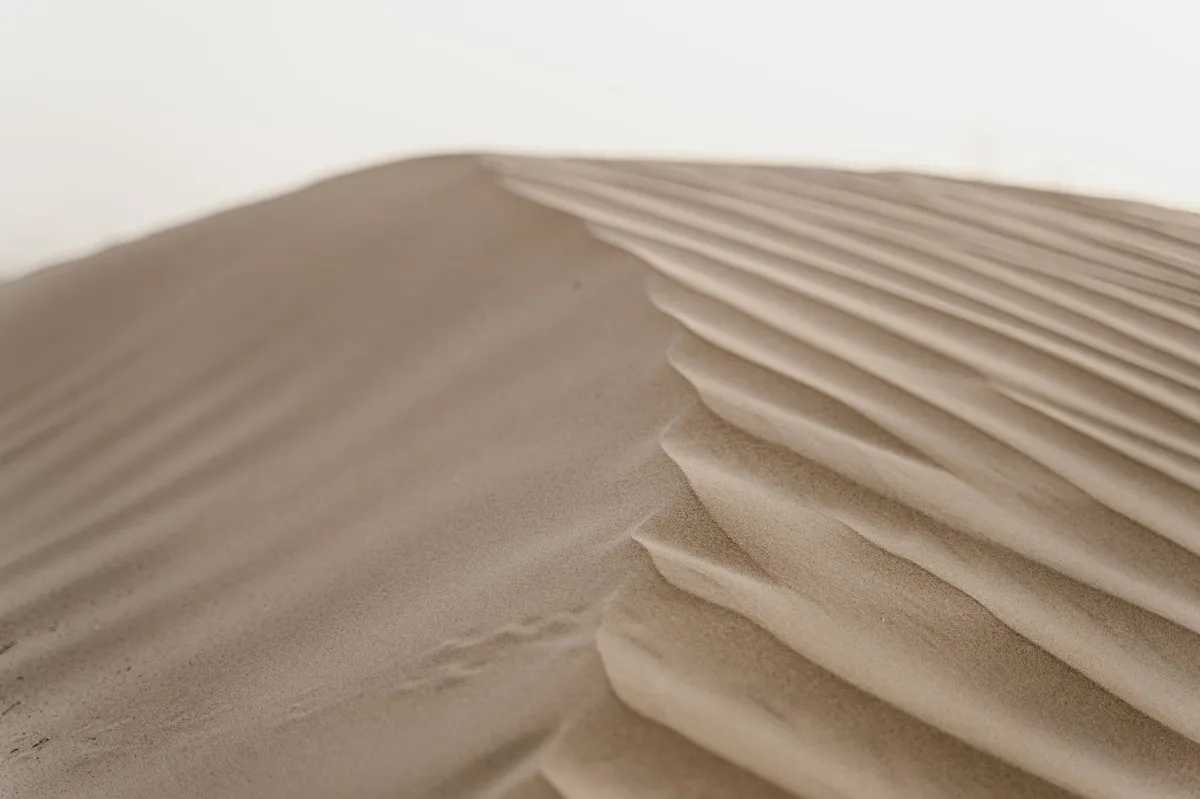 desert landscape with sand dunes