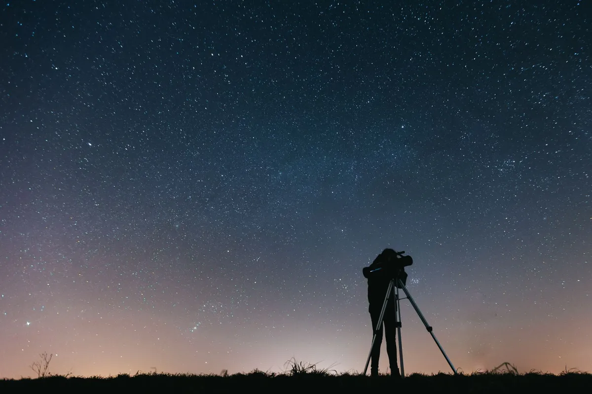 telescope observing stars