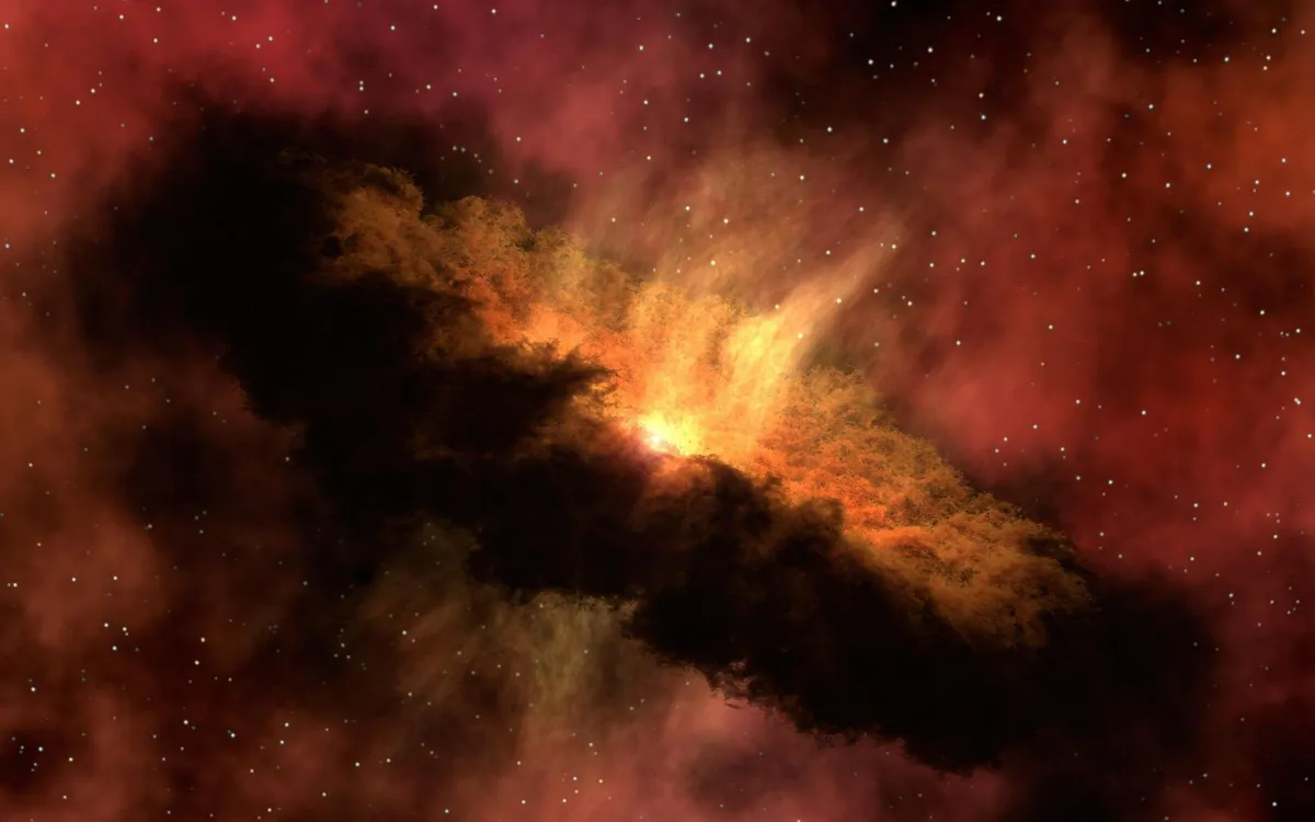 stellar explosion simulation
