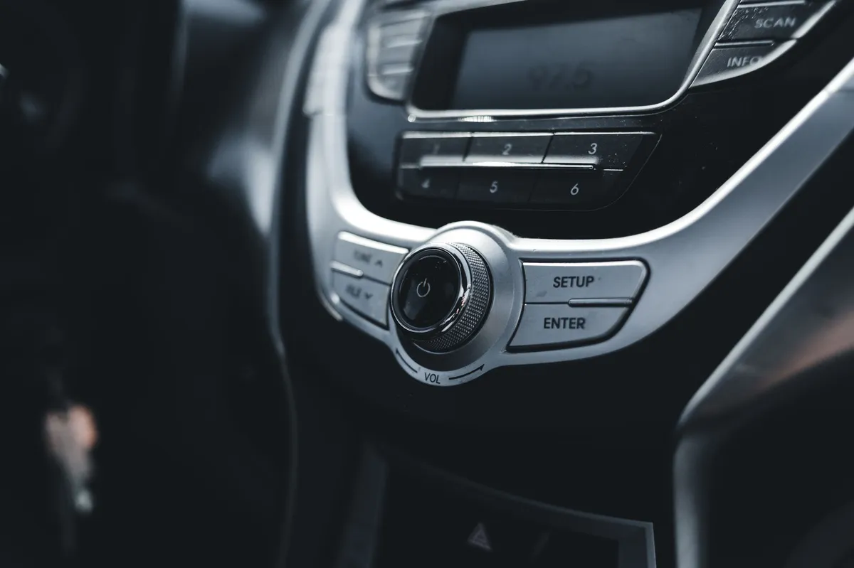 modern car interior