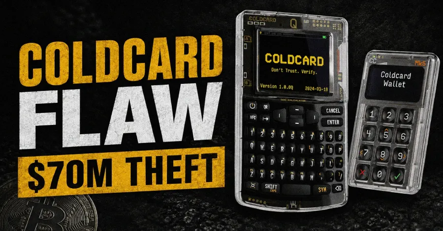 Analyzing the Coldcard Hardware Wallet Flaw: A $70 Million Bitcoin Heist