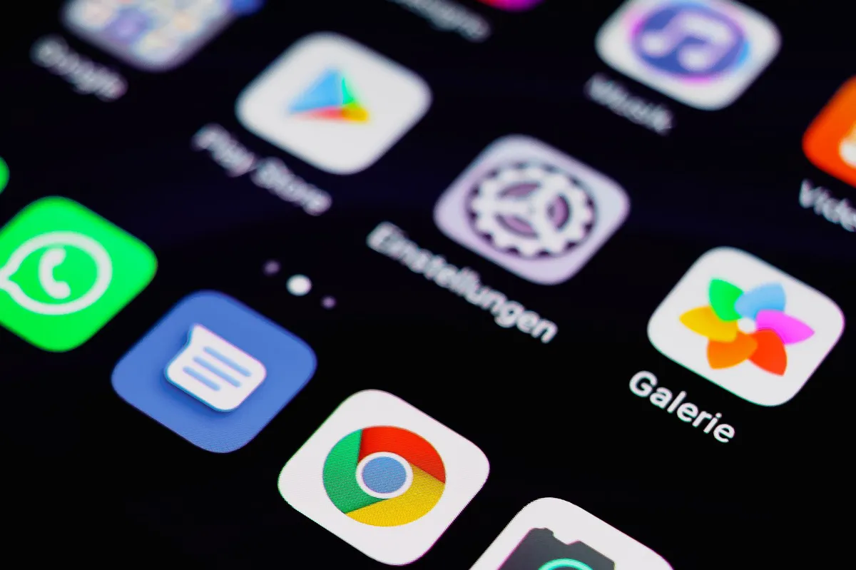 smartphone apps display