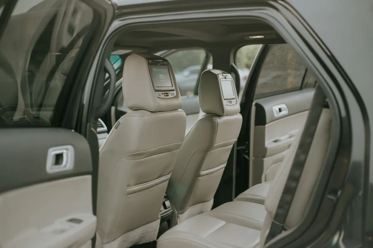 luxury SUV interior