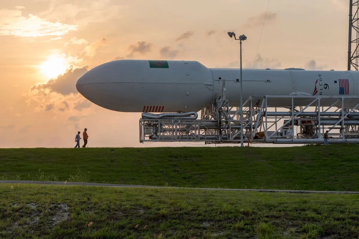 astronauts preparing for launch