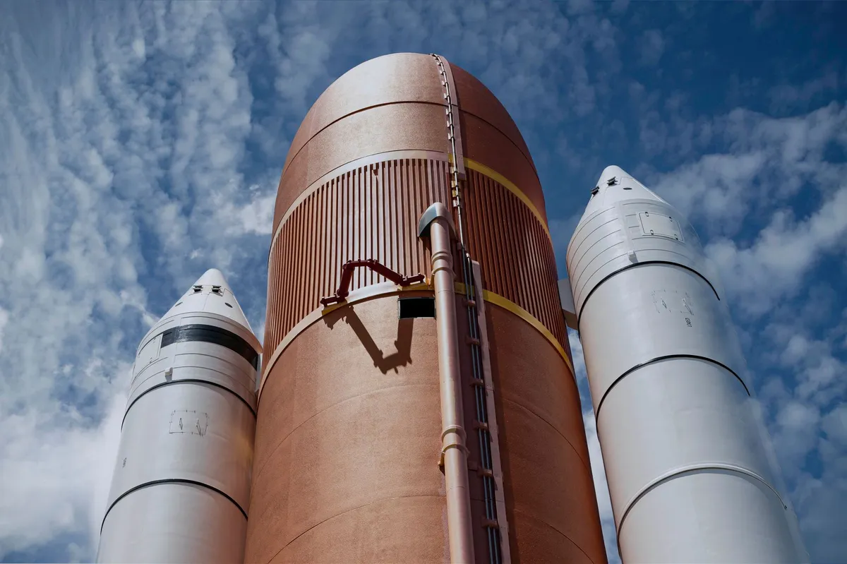 rockets launching into space
