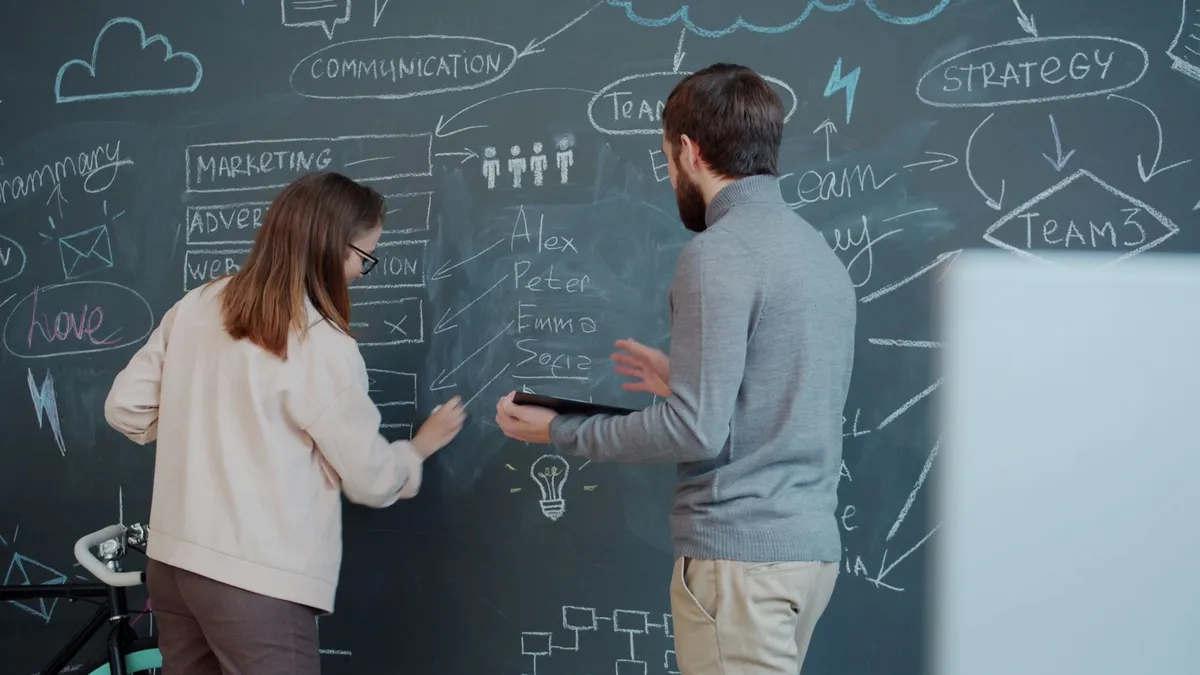 technology team brainstorming