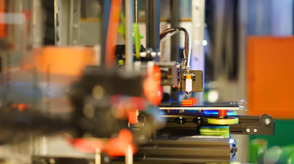 3D printer in action
