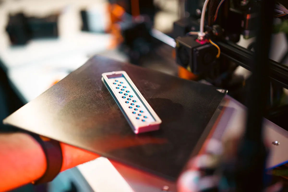 3D-printed clock enclosure