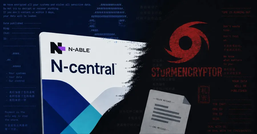 China-Linked Hackers Unleash StormEncryptor Ransomware via N-central Vulnerability
