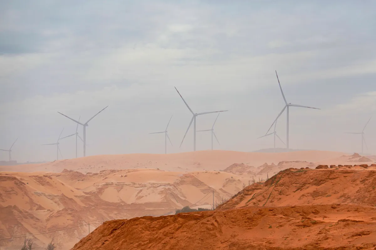 wind farm landscape