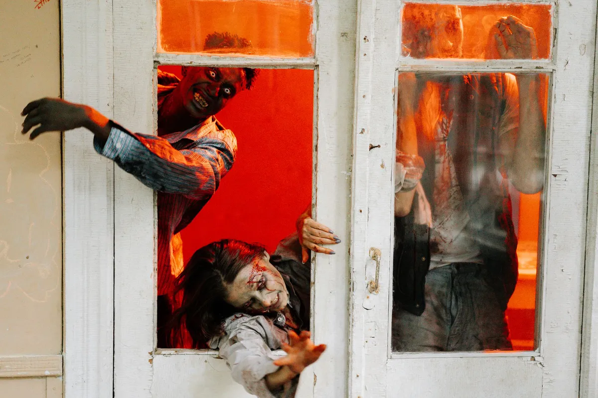zombie horror scene