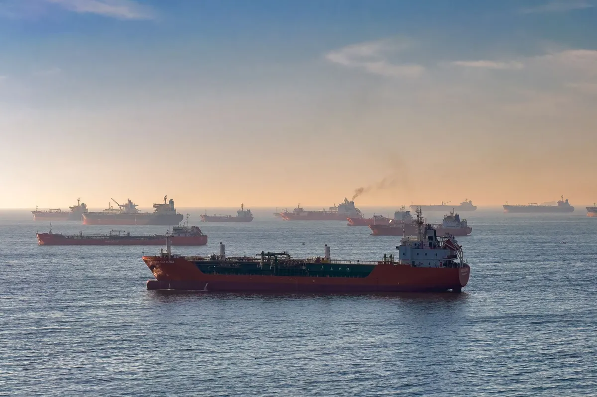 Strait of Hormuz shipping lanes